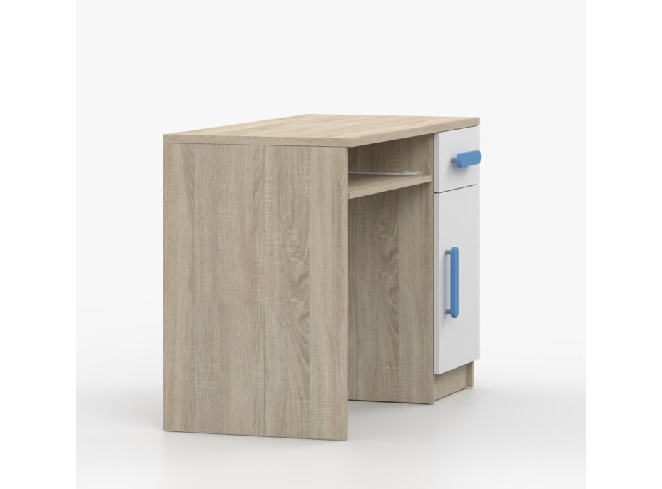 Psací stůl SCOUT - dub sonoma/bílý (více variant)