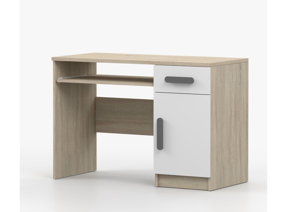 Psací stůl SCOUT - dub sonoma/bílý (více variant)
