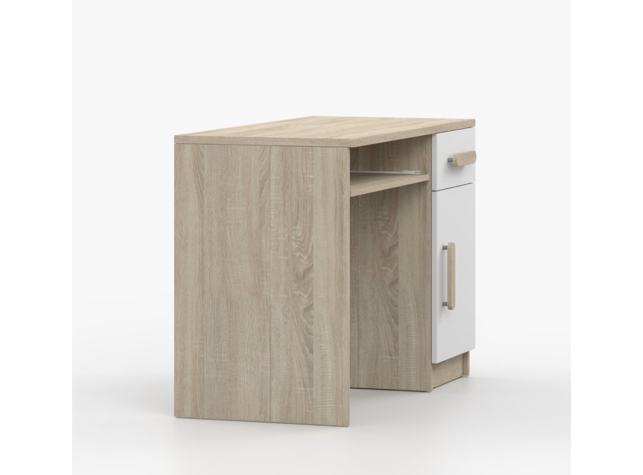 Psací stůl SCOUT - dub sonoma/bílý (více variant)