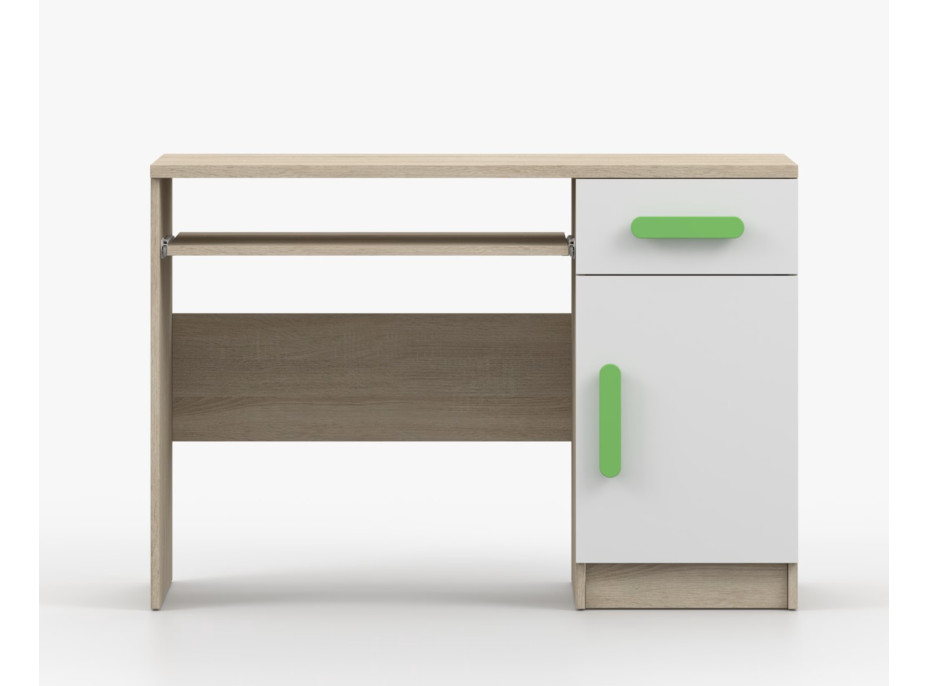 Psací stůl SCOUT - dub sonoma/bílý (více variant)