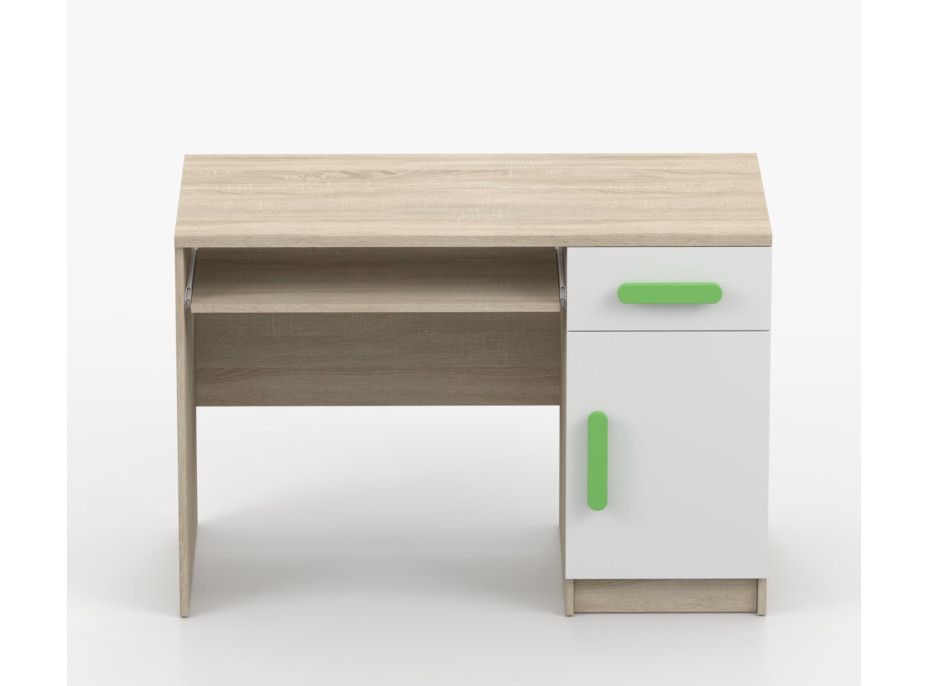 Psací stůl SCOUT - dub sonoma/bílý (více variant)