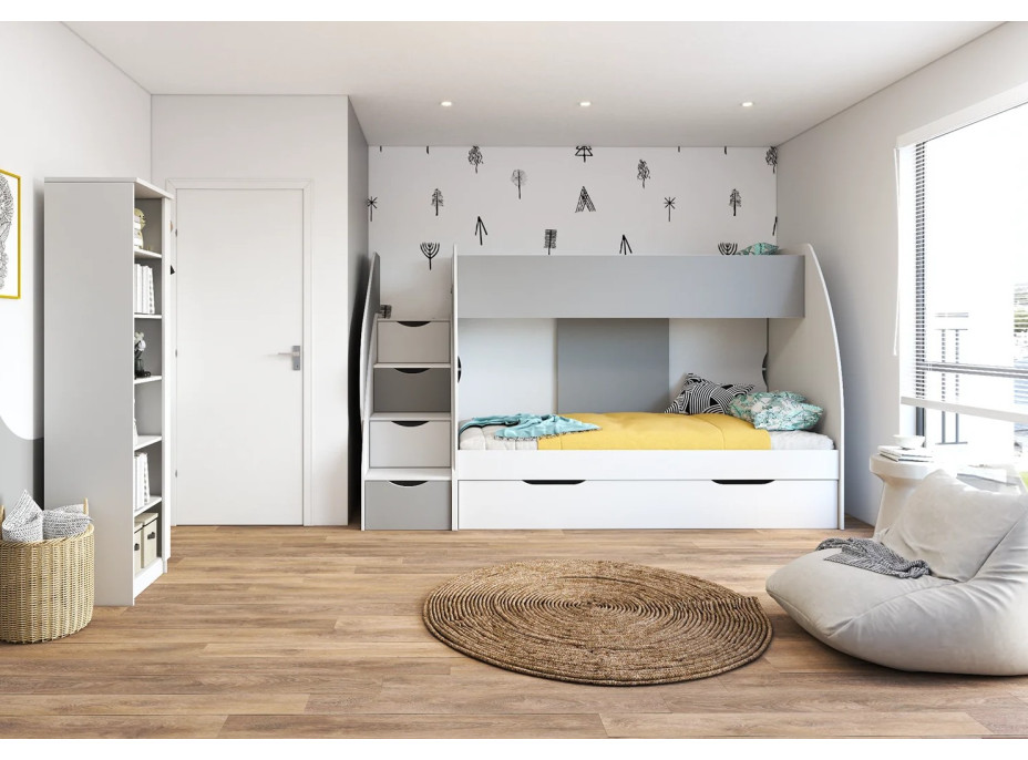 Regál SCOUT - bílý