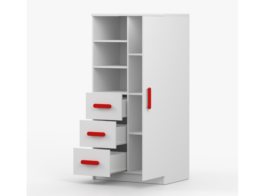 Regál SCOUT - bílý (více variant)