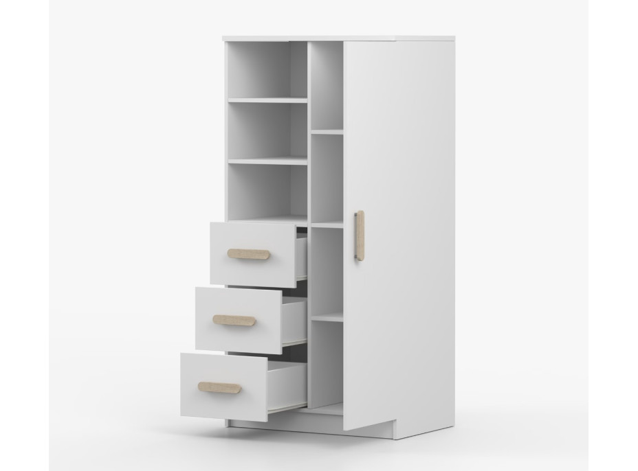 Regál SCOUT - bílý (více variant)
