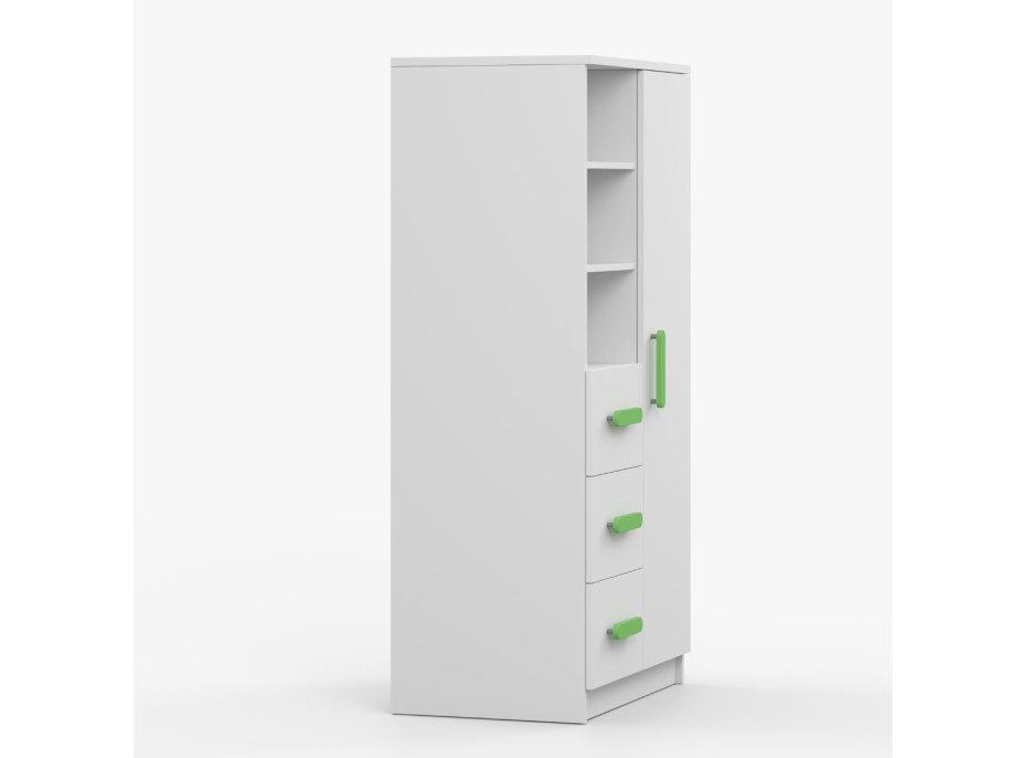 Regál SCOUT - bílý (více variant)