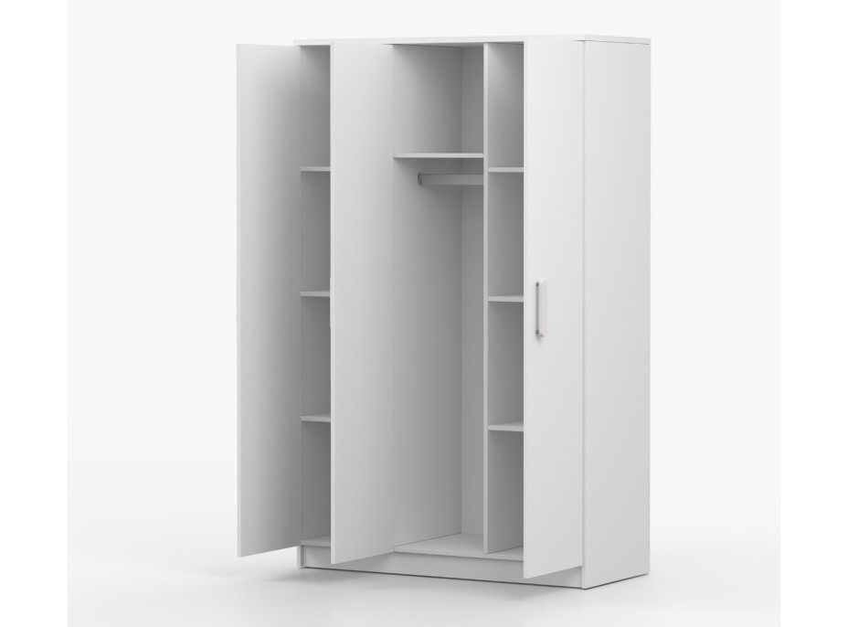 Šatní skříň SCOUT 120 - bílá (více variant)