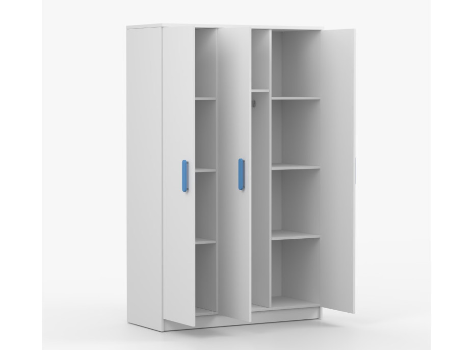 Šatní skříň SCOUT 120 - bílá (více variant)