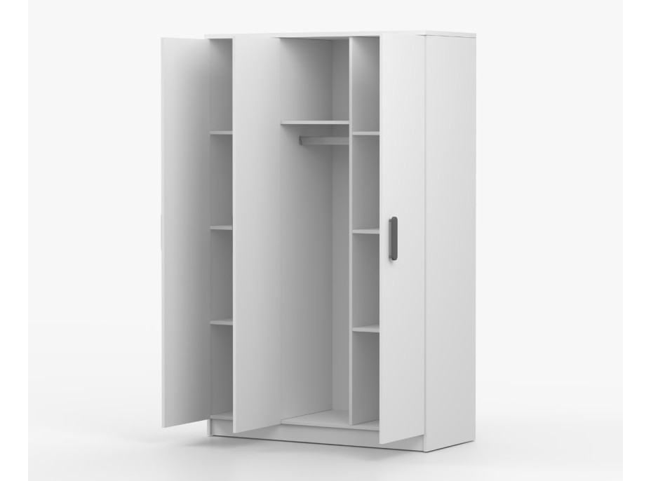 Šatní skříň SCOUT 120 - bílá (více variant)