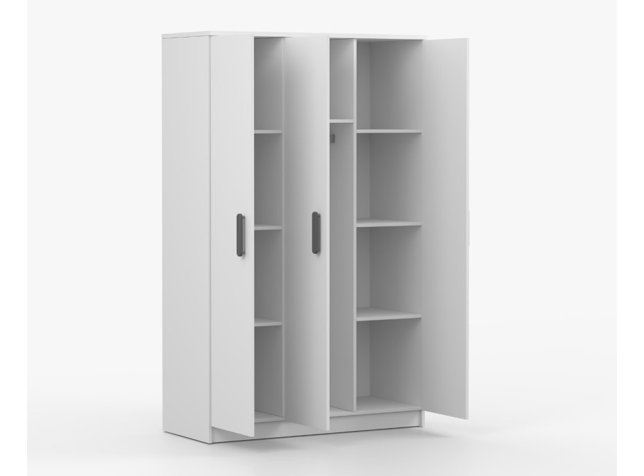 Šatní skříň SCOUT 120 - bílá (více variant)
