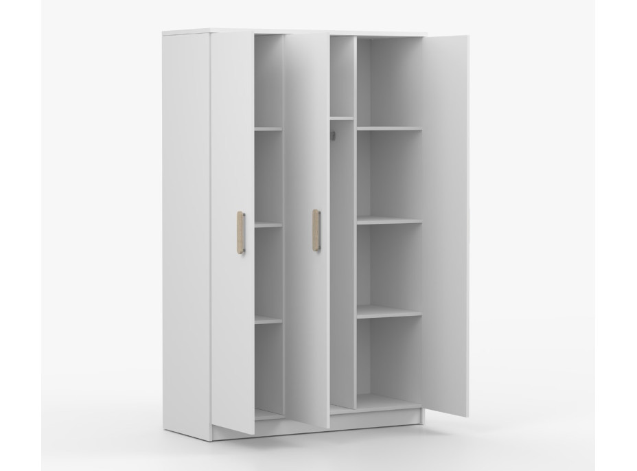 Šatní skříň SCOUT 120 - bílá (více variant)