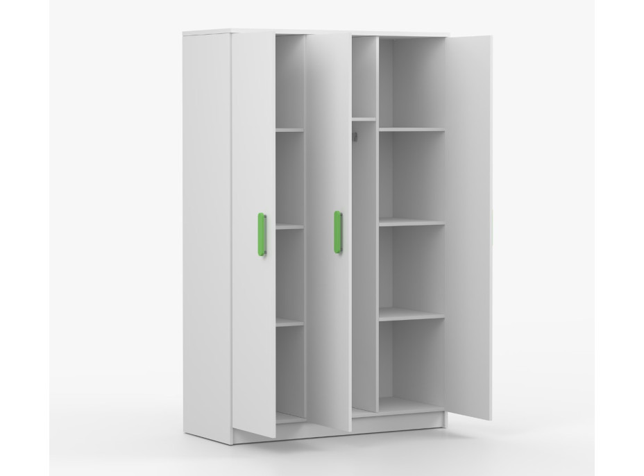 Šatní skříň SCOUT 120 - bílá (více variant)