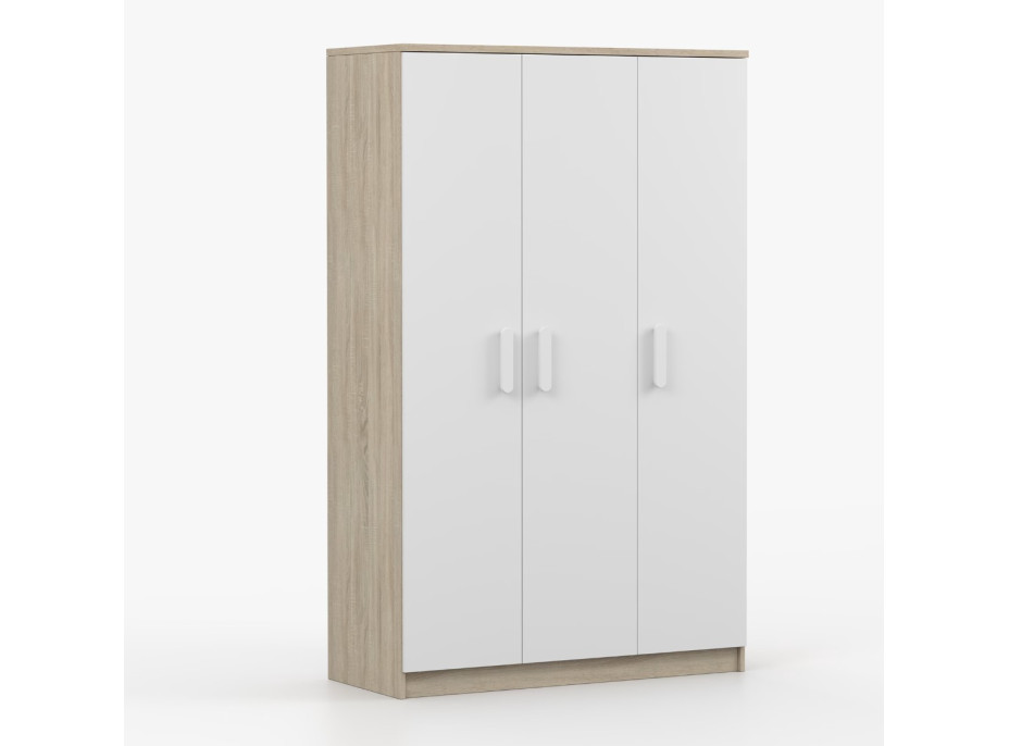 Šatní skříň SCOUT 120 - dub sonoma/bílá (více variant)