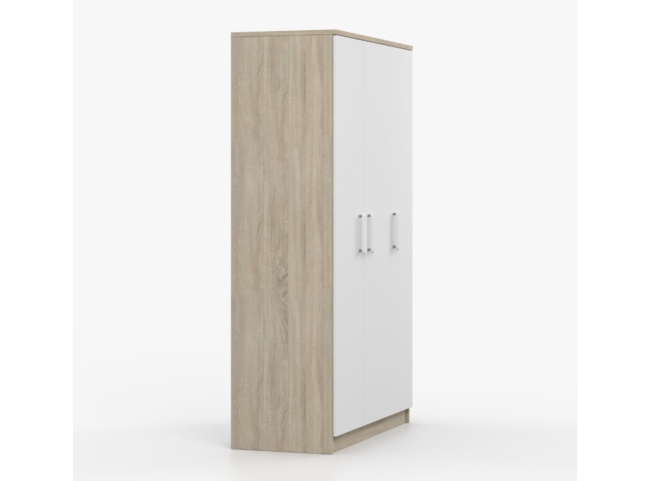 Šatní skříň SCOUT 120 - dub sonoma/bílá (více variant)