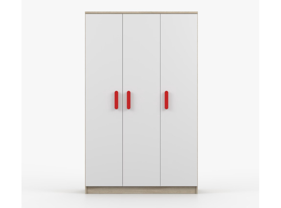 Šatní skříň SCOUT 120 - dub sonoma/bílá (více variant)