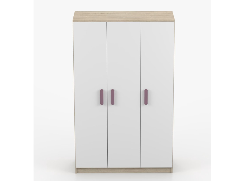 Šatní skříň SCOUT 120 - dub sonoma/bílá (více variant)
