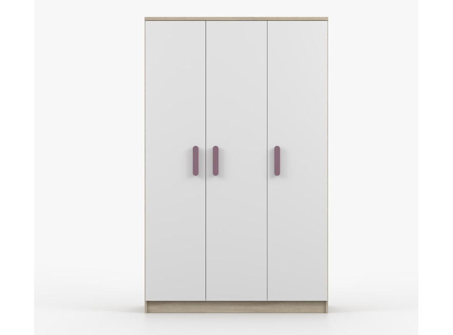 Šatní skříň SCOUT 120 - dub sonoma/bílá (více variant)