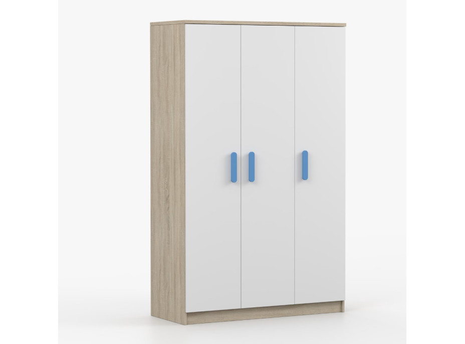 Šatní skříň SCOUT 120 - dub sonoma/bílá (více variant)