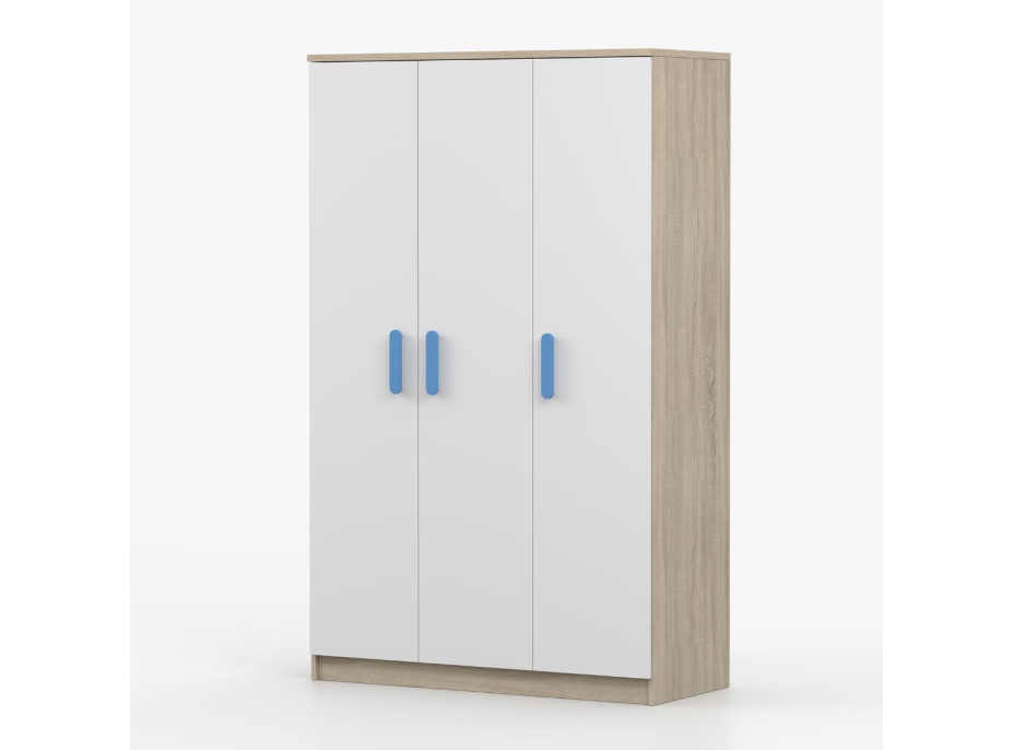 Šatní skříň SCOUT 120 - dub sonoma/bílá (více variant)