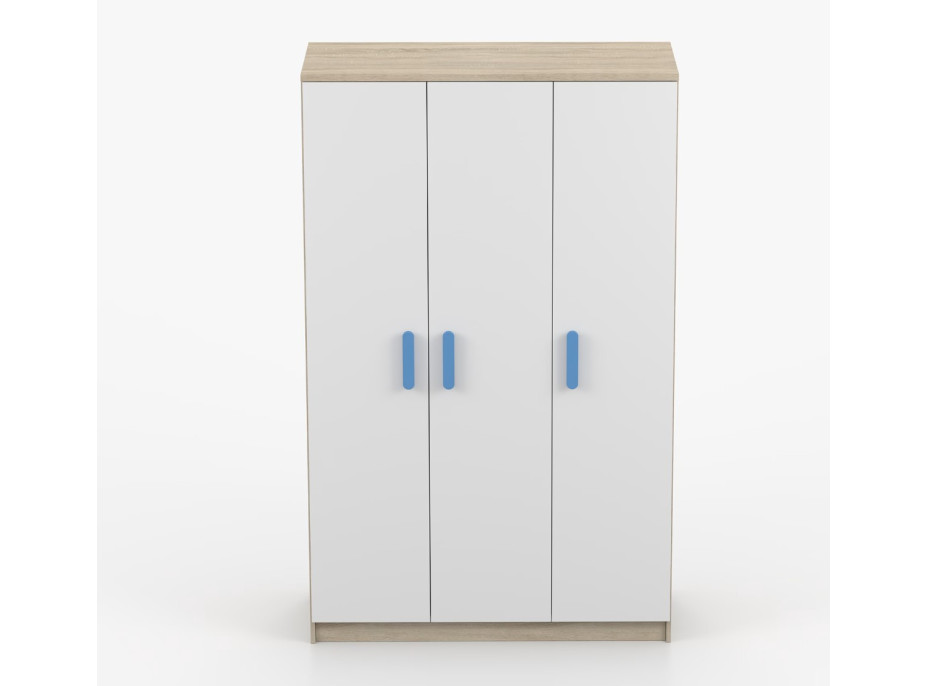 Šatní skříň SCOUT 120 - dub sonoma/bílá (více variant)
