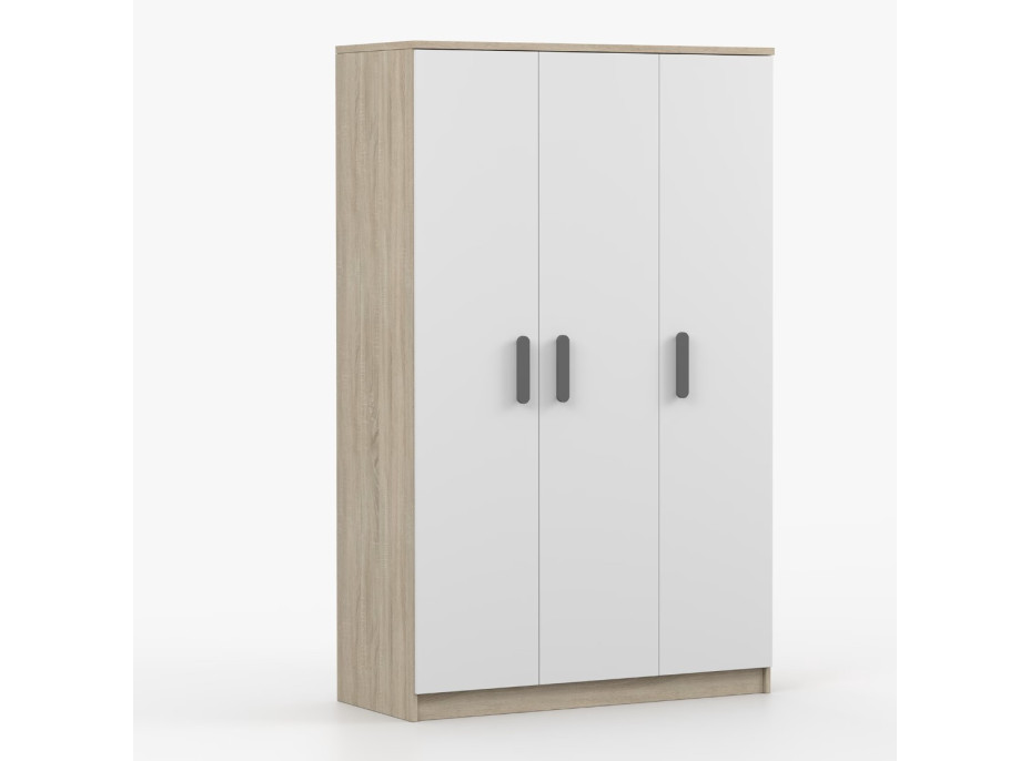 Šatní skříň SCOUT 120 - dub sonoma/bílá (více variant)