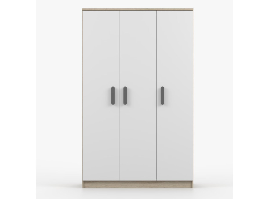 Šatní skříň SCOUT 120 - dub sonoma/bílá (více variant)