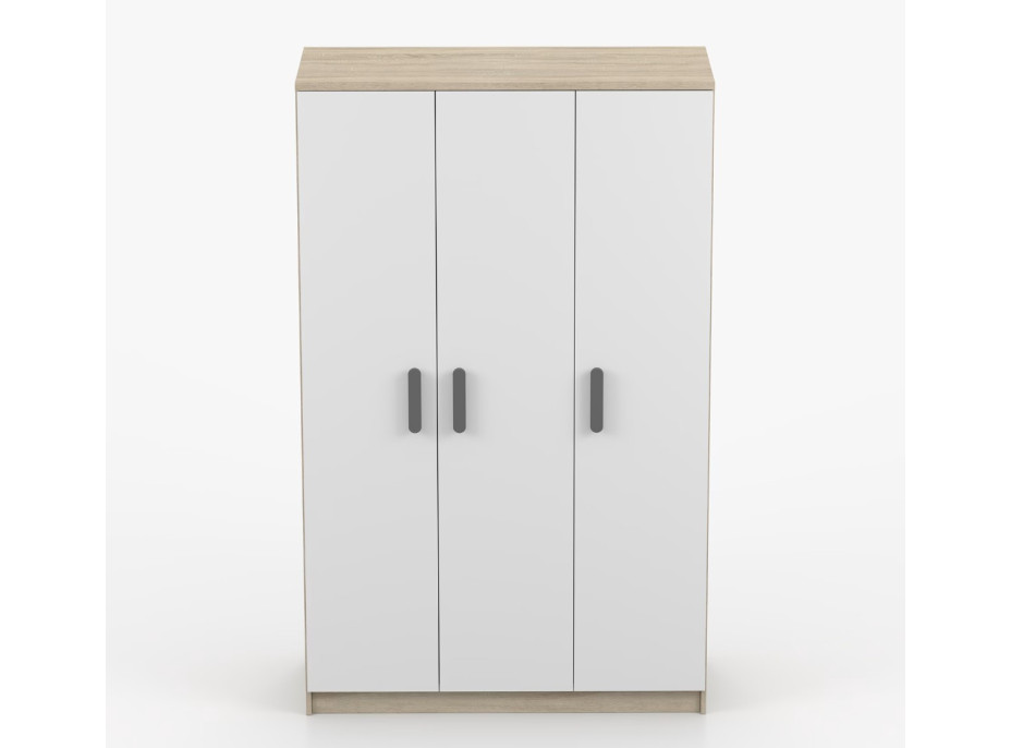 Šatní skříň SCOUT 120 - dub sonoma/bílá (více variant)