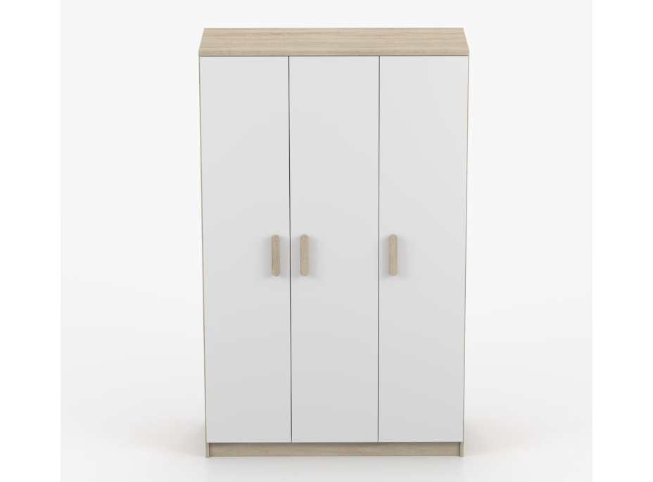 Šatní skříň SCOUT 120 - dub sonoma/bílá (více variant)
