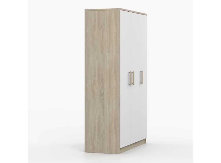 Šatní skříň SCOUT 120 - dub sonoma/bílá (více variant)