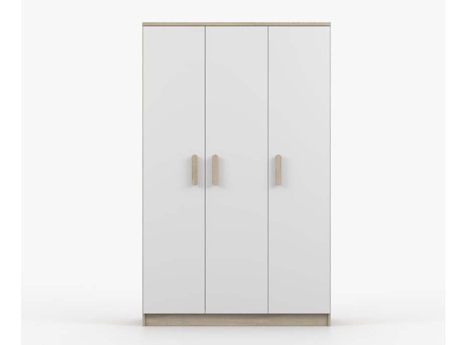 Šatní skříň SCOUT 120 - dub sonoma/bílá (více variant)