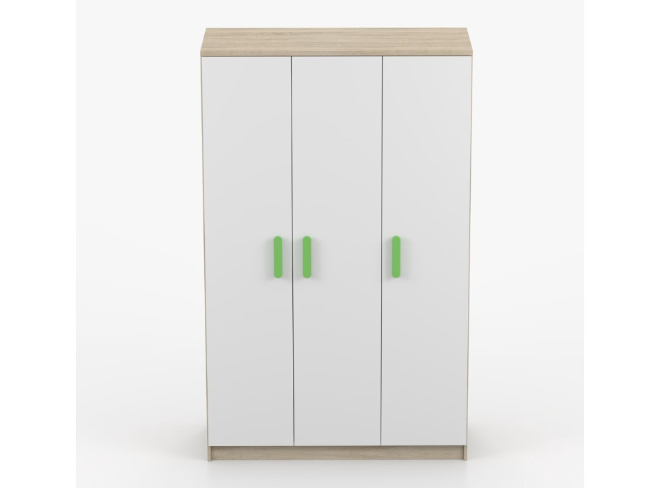 Šatní skříň SCOUT 120 - dub sonoma/bílá (více variant)