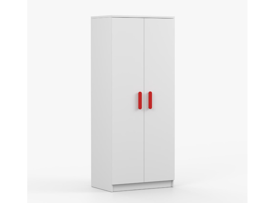 Šatní skříň SCOUT 80 - bílá (více variant)