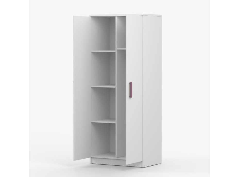 Šatní skříň SCOUT 80 - bílá (více variant)