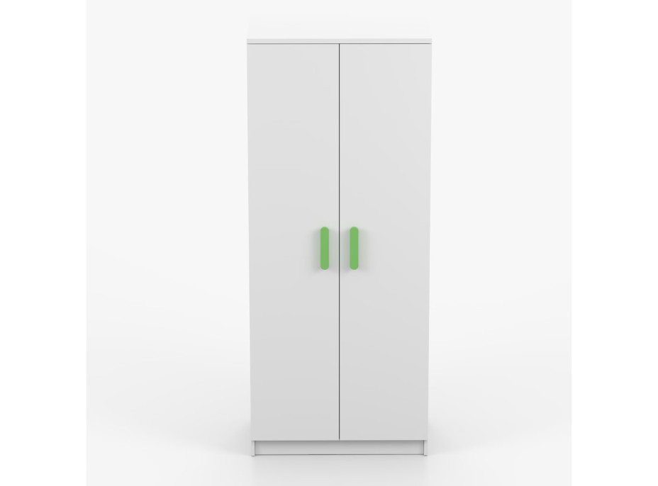 Šatní skříň SCOUT 80 - bílá (více variant)