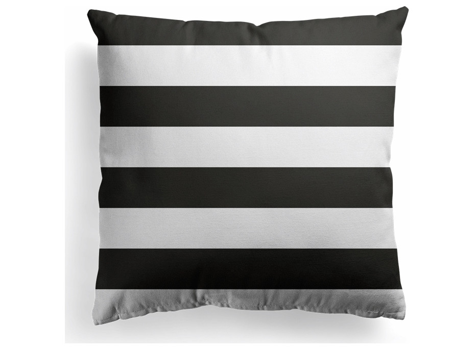 Polštář Cleo PATIO FELIPE 40x40 cm - černý/bílý