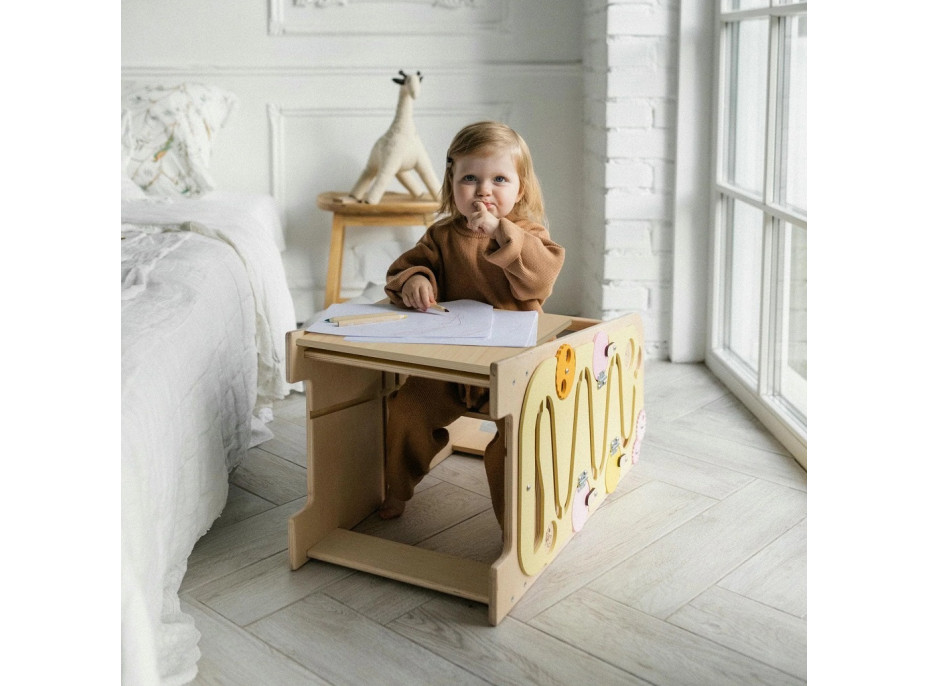 BusyKids Rostoucí učící věž Play 5v1 75 cm