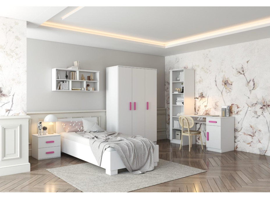 Postel SCOUT 200x90 cm - bílá