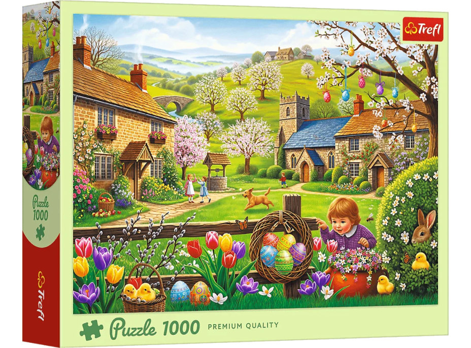 TREFL Puzzle Hledání velikonočních vajíček 1000 dílků
