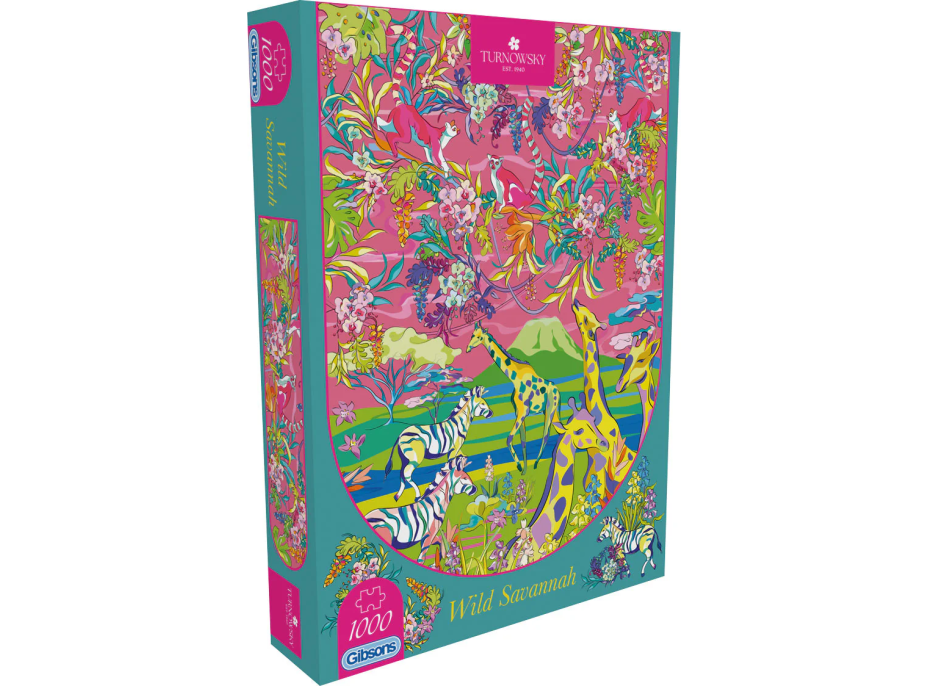 GIBSONS Puzzle HoT: Divoká savana 1000 dílků
