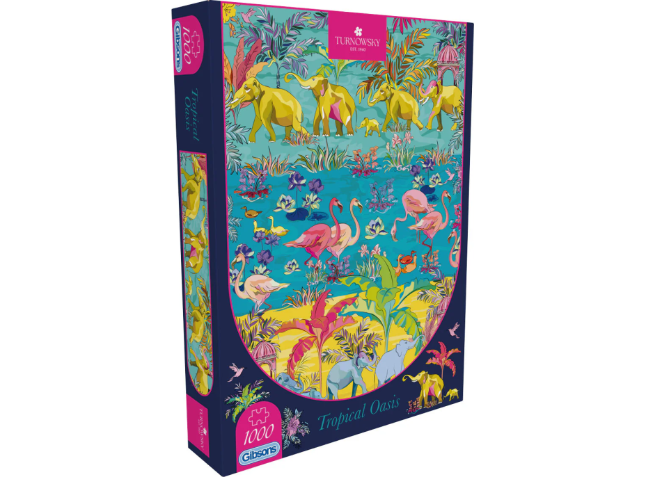 GIBSONS Puzzle HoT: Tropická oáza 1000 dílků