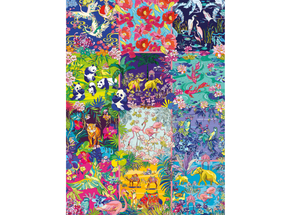 GIBSONS Puzzle HoT: Zvířecí karneval 1000 dílků