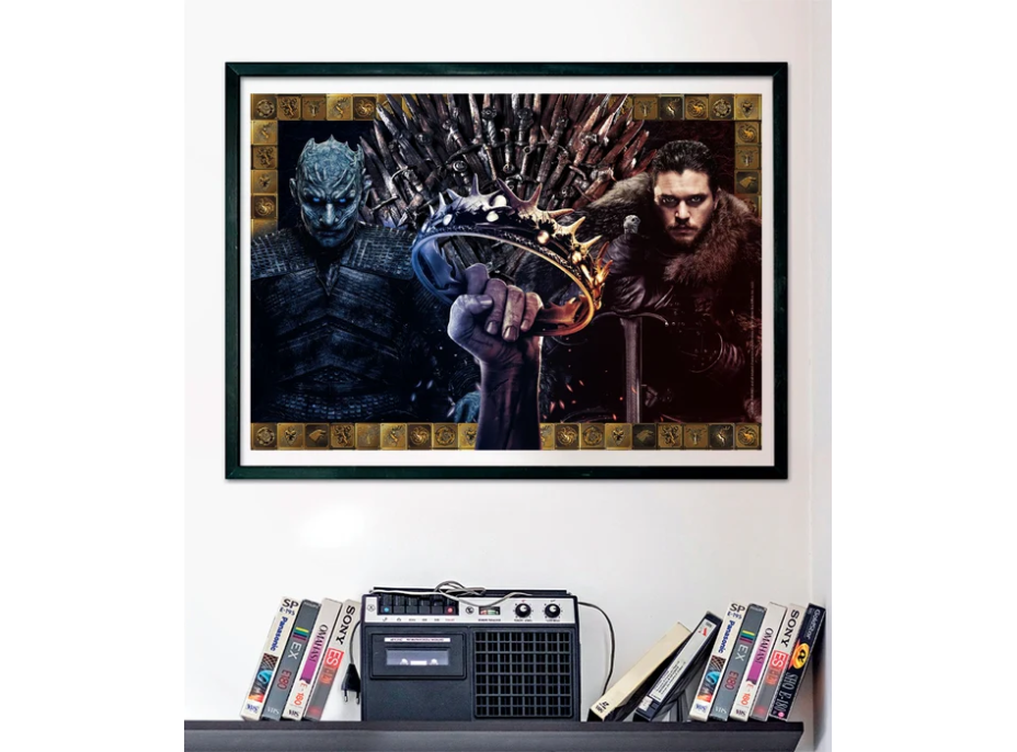 CLEMENTONI Puzzle Hra o trůny: Fantasy koláž 1000 dílků