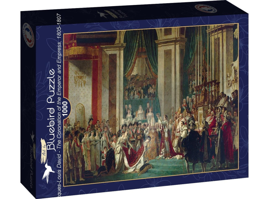 BLUEBIRD Puzzle Korunovace císaře Napoleona I. a císařovny Josefíny (1805-7) 1000 dílků