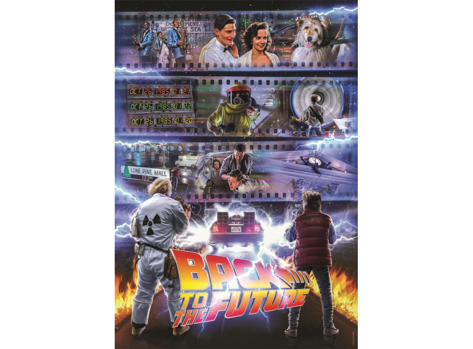 CLEMENTONI Puzzle Kultovní filmy: Návrat do budoucnosti 1000 dílků