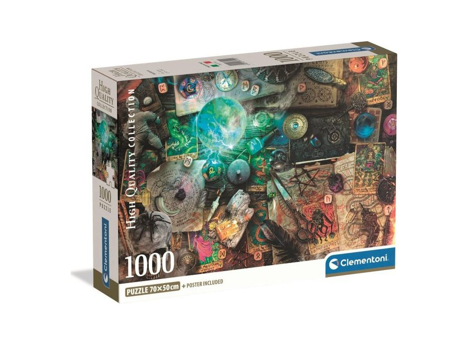 CLEMENTONI Puzzle Maleficium - Okultní artefakty 1000 dílků