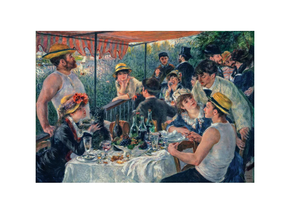 CLEMENTONI Puzzle Museum Collection: Snídaně veslařů 1000 dílků