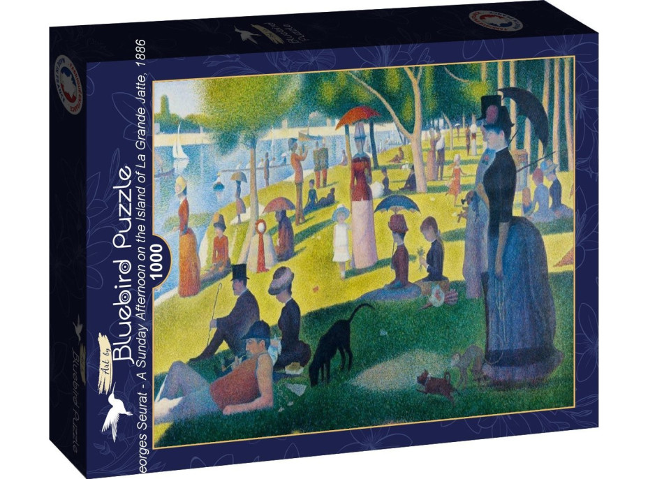 BLUEBIRD Puzzle Nedělní odpoledne na ostrově La Grande Jatte 1000 dílků