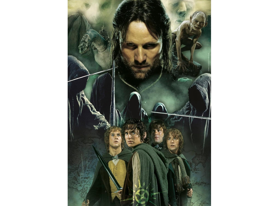 CLEMENTONI Puzzle Pán prstenů - Společenstvo prstenu 1000 dílků