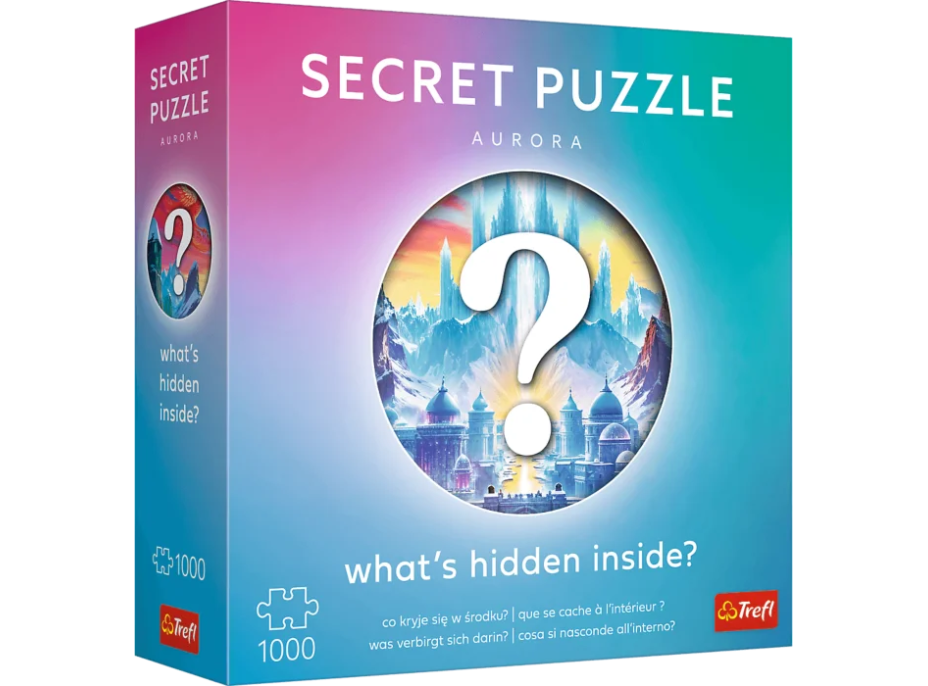 TREFL Puzzle Premium Plus Secret Puzzle: Aurora 1000 dílků