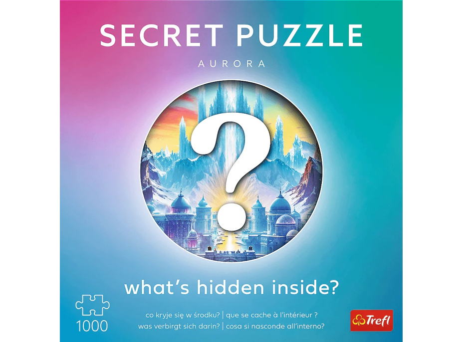 TREFL Puzzle Premium Plus Secret Puzzle: Aurora 1000 dílků