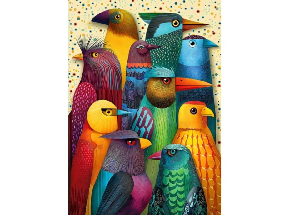 CHERRY PAZZI Puzzle Ptačí klub 1000 dílků